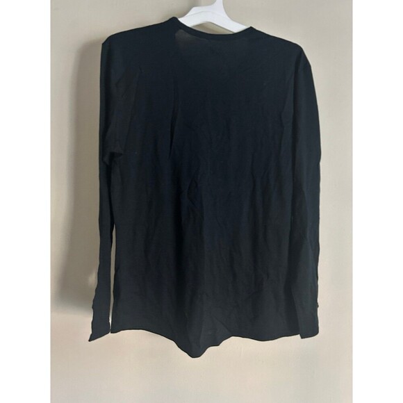 Segments Womens Base Layer Top size XL Black Merino Wool Long Sleeve Tee - Picture 2 of 5